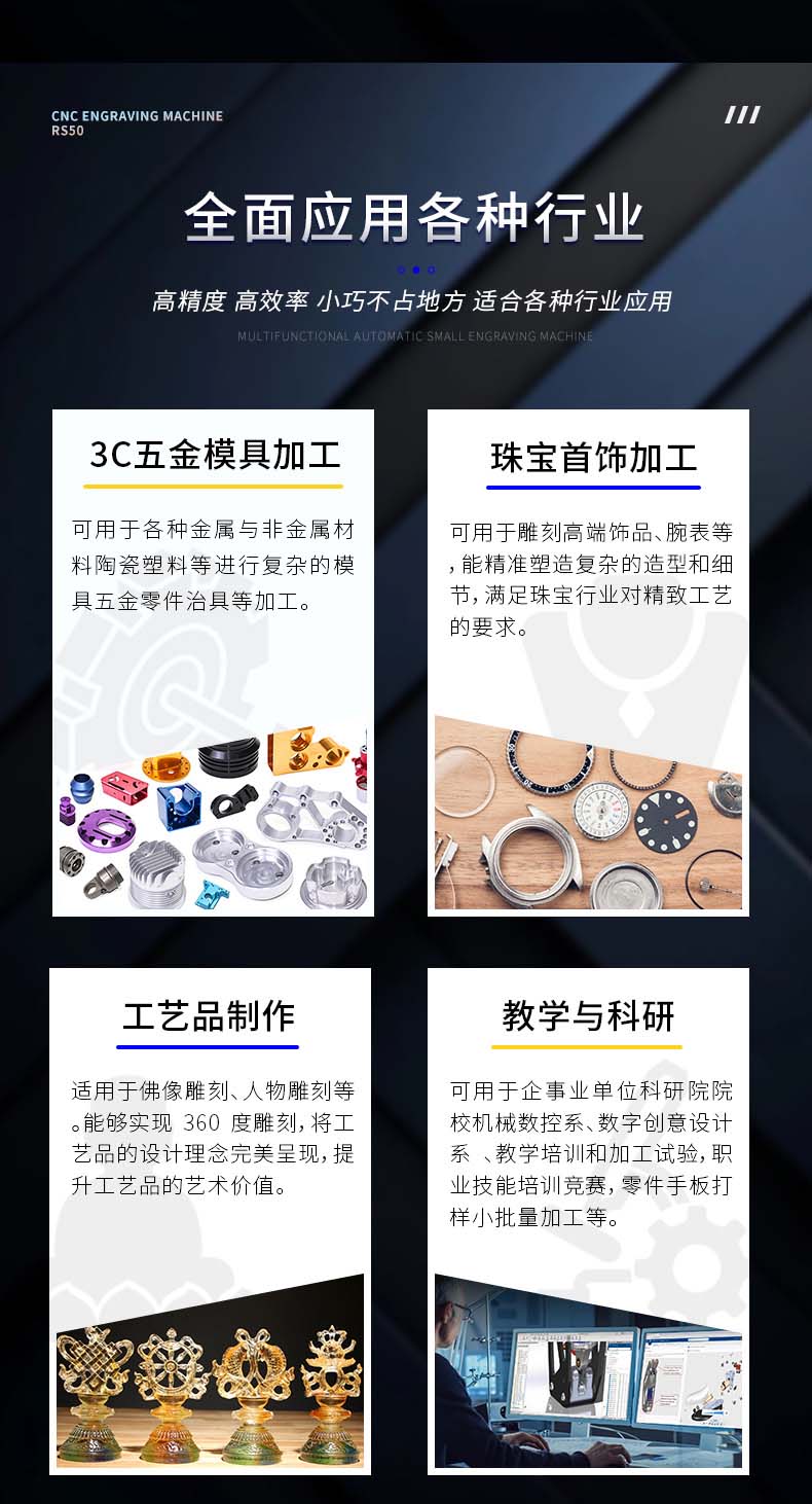 五轴首饰精雕机